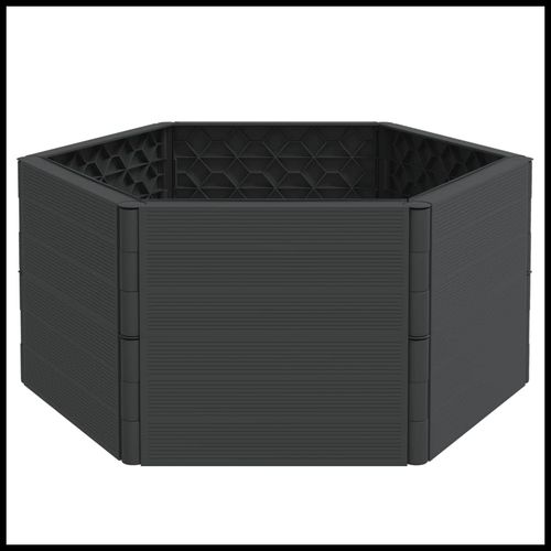 vidaXL Anthracite Garden Planters 2 pcs vidaXL