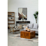 Orsina Grid Design Rug in a stylish living room setting with modern furniture and decor