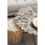 Orsina Grid Design Rug in a neutral tone, perfect for enhancing modern living spaces