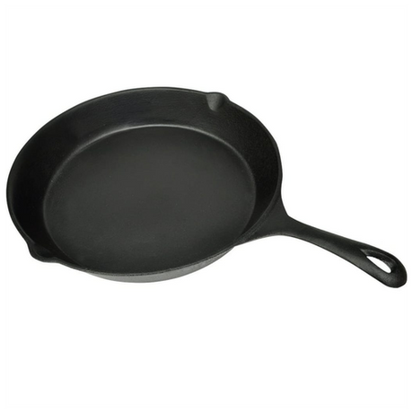 vidaXL Grill Fry Pan Cast Iron 30 cm Round vidaXL
