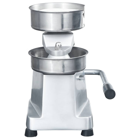 vidaXL Hamburger Press Machine with 500 Patty Papers Aluminium 10 cm vidaXL
