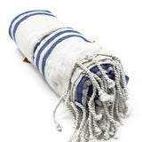 Hamman Spa Towel - Ocean Blue - 90x170cm AW Dropship UK