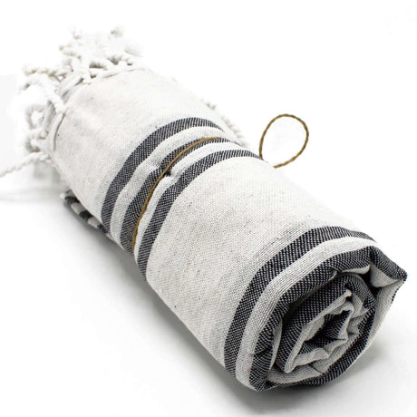 Hamman Spa Towel - Charcoal - 90x170cm AW Dropship UK