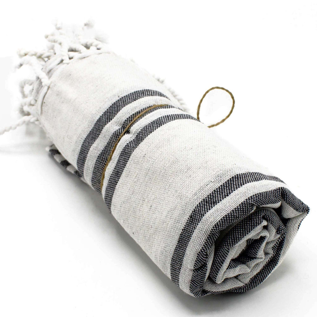 Hamman Spa Towel - Charcoal - 90x170cm AW Dropship UK