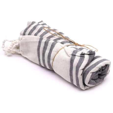 Hamman Spa Towel - Charcoal - 90x170cm AW Dropship UK