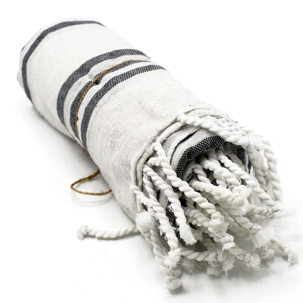 Hamman Spa Towel - Charcoal - 90x170cm AW Dropship UK