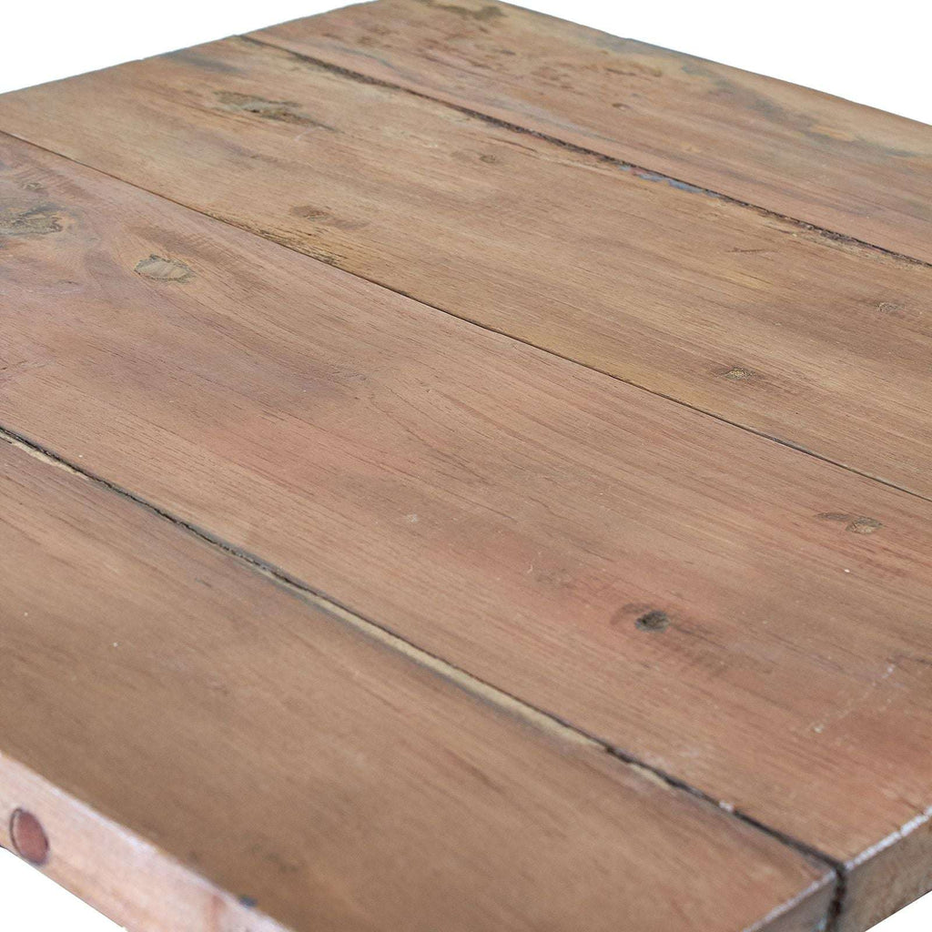 Square Folding Coffee Table - 50cm - Recycled Wood AW-Dropship