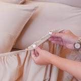 SHEET STORY Fitted Sheet with Deep Pockets for a Secure and Comfortable Fit on Mattresses