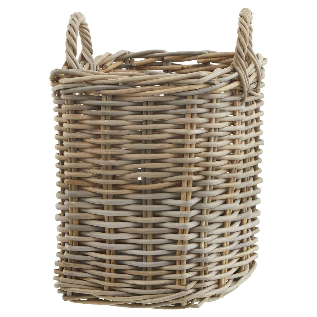 Set of 3 Kubu Rattan Square Storage Baskets Shades 4 Seasons