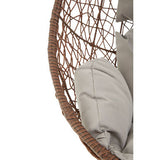 Orsina Hanging Chair with Soft Cushions in a Stylish Woven Design for Outdoor Relaxation