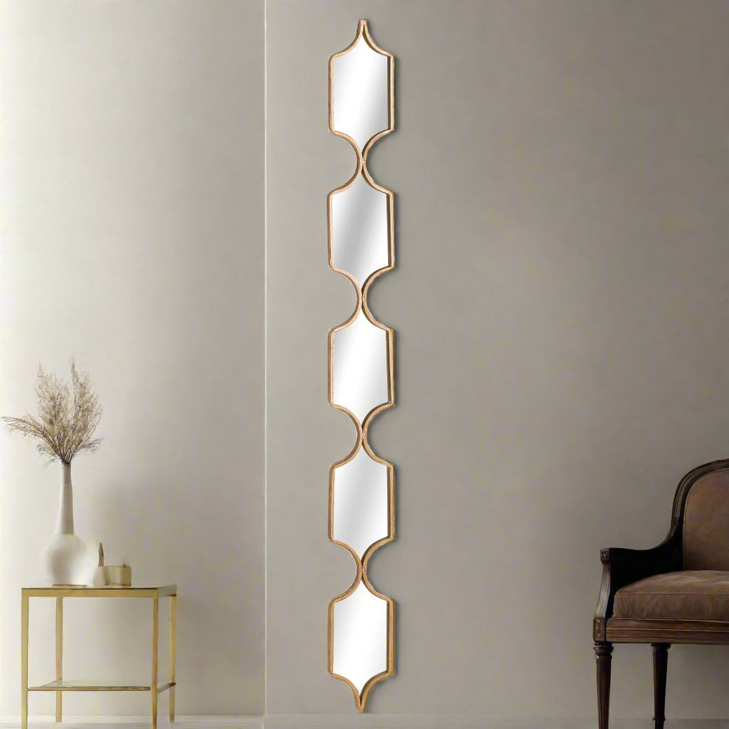 Square Decorative Hanging Collage Mirror In Gold GOLD METAL Shades 4 Seasons