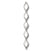 Shades 4 Seasons Hanging Silver Mirror Slim Wall Decor SILVER GLASS Shades 4 Seasons