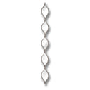 Shades 4 Seasons Hanging Silver Mirror Slim Wall Decor SILVER GLASS Shades 4 Seasons