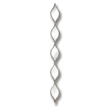 Shades 4 Seasons Hanging Silver Mirror Slim Wall Decor SILVER GLASS Shades 4 Seasons