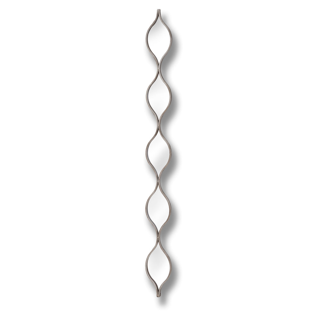 Shades 4 Seasons Hanging Silver Mirror Slim Wall Decor SILVER GLASS Shades 4 Seasons