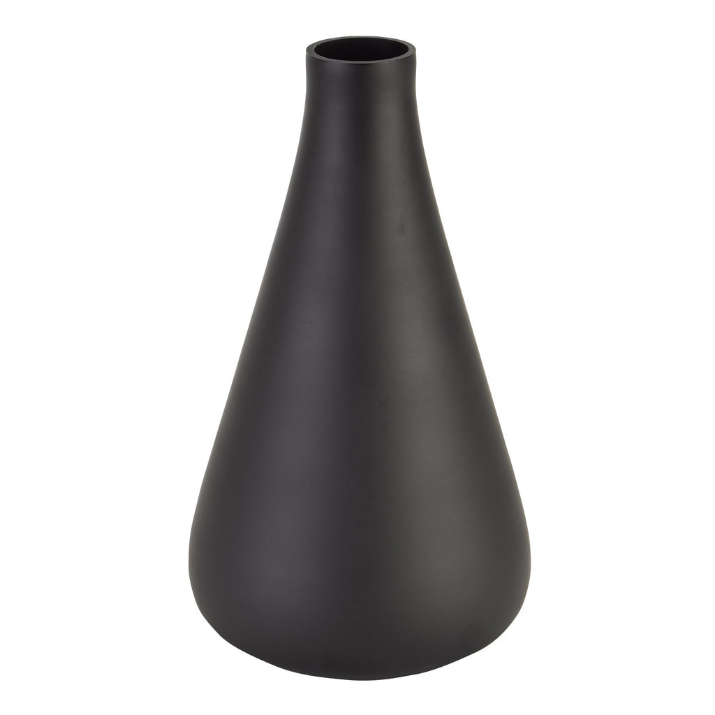 Shades 4 Seasons Tall Glass Vase in Matte Black BLACK GLASS Shades 4 Seasons