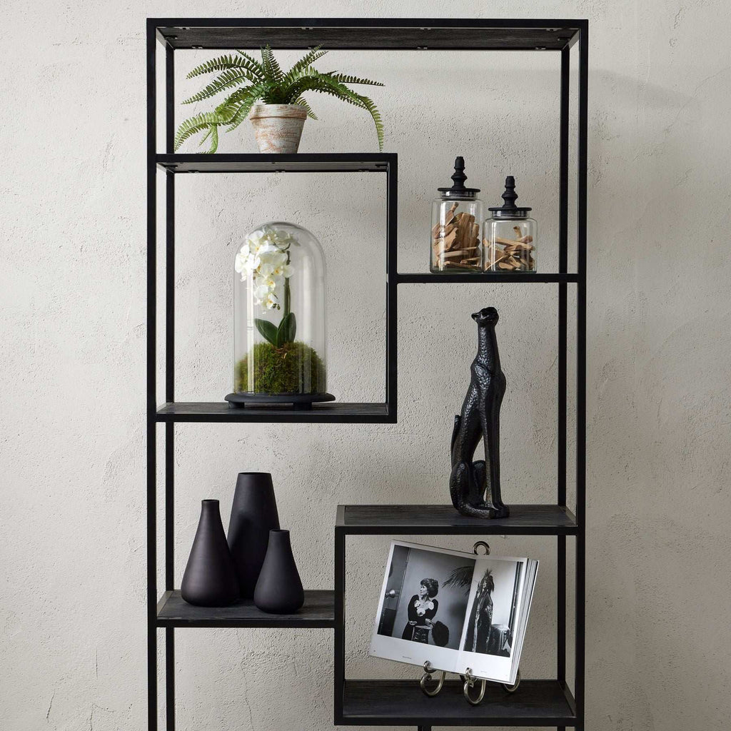 Shades 4 Seasons Tall Glass Vase in Matte Black Shades 4 Seasons