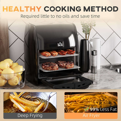 Wise Galleria Air Fryer with three cooking trays for healthy meals with little oil