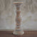 Shades 4 Seasons Hand-Finished Rustic Column Candle Holder BROWN CERAMIC Shades 4 Seasons