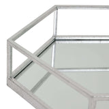 Shades 4 Seasons Stylish Hexagon Trays with Mirror Base Shades 4 Seasons