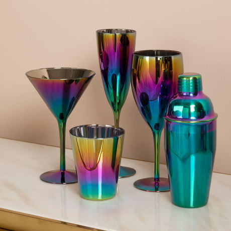 Orsina Aurora Hi Ball Glasses - Colourful Durable Drinkware Orsina
