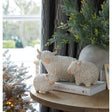 Highland Cow decorative figurines in soft textures for stylish home room decorations