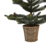Medium Spruce Tree With Wicker Basket Shades 4 Seasons