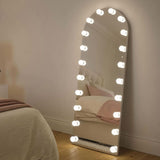 Stylish Hollywood Mirror with LED Bulbs, perfect for dressing rooms and bedrooms
