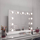 Hollywood Mirror with Bright LED Lights for Perfect Makeup Application and Styling