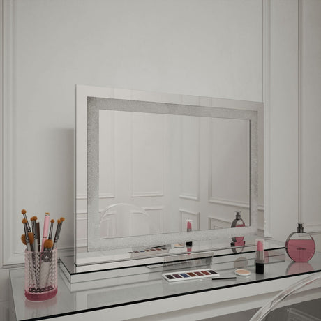 Hollywood Pro Mirror with Elegant Frame Perfect for Makeup Application and Vanity Setup