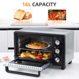Wise Galleria Countertop Oven with 16L capacity, perfect for toasting, baking, and roasting meals
