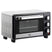 Wise Galleria Countertop Oven in sleek black and silver design, perfect for small kitchen spaces
