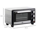 Wise Galleria Countertop Oven in silver with adjustable settings and compact design for efficient cooking