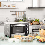Wise Galleria Countertop Oven on kitchen counter with baking tools and fresh ingredients nearby