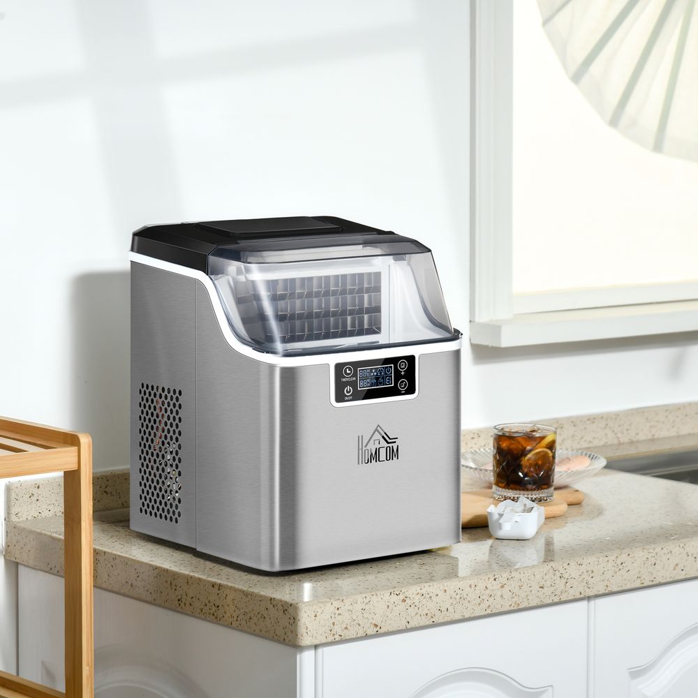 Ice Maker Machine Counter Top Ice Cube Maker for Home 20kg in 24 Hrs HOMCOM Unbranded