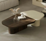Modern Nisu Home Coffee Table Set with Rounded Edges for Stylish Living Room Decor
