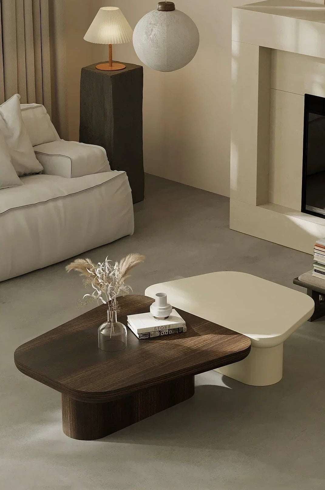 Modern Nisu Home Coffee Table with a Unique Shape and Elegant Design for Stylish Living Rooms