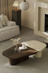 Modern Nisu Home Coffee Table with a Unique Shape and Elegant Design for Stylish Living Rooms