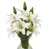 Shades 4 Seasons Lily Spray for Elegant Home Decor Shades 4 Seasons