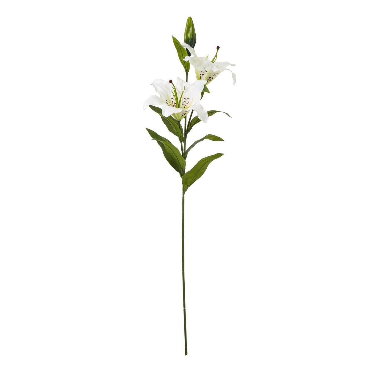 Shades 4 Seasons Lily Spray for Elegant Home Decor WHITE PLASTIC Shades 4 Seasons