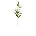 Shades 4 Seasons Lily Spray for Elegant Home Decor WHITE PLASTIC Shades 4 Seasons