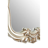 Orsina Decorative Wall Mirror with Elegant Ornate Frame Detail and Silver Finish