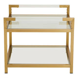 Orsina Stylish Glass End Table for Modern Living Rooms Orsina