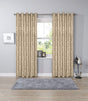 OLIVIA ROCCO Jacquard Curtains in elegant beige pattern, perfect for enhancing window decor