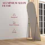 Wise Galleria Standing Mirror with Aluminium Alloy Frame, Rustproof and Water-resistant features