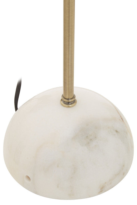 Orsina Table Lamp with a stylish marble base and a sleek metal stand for elegant lighting