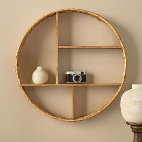 Orsina Wall Shelf - Stylish Round Wooden Shelf Orsina