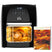 Wise Galleria Air Fryer featuring clear window and cookbook for healthy cooking options
