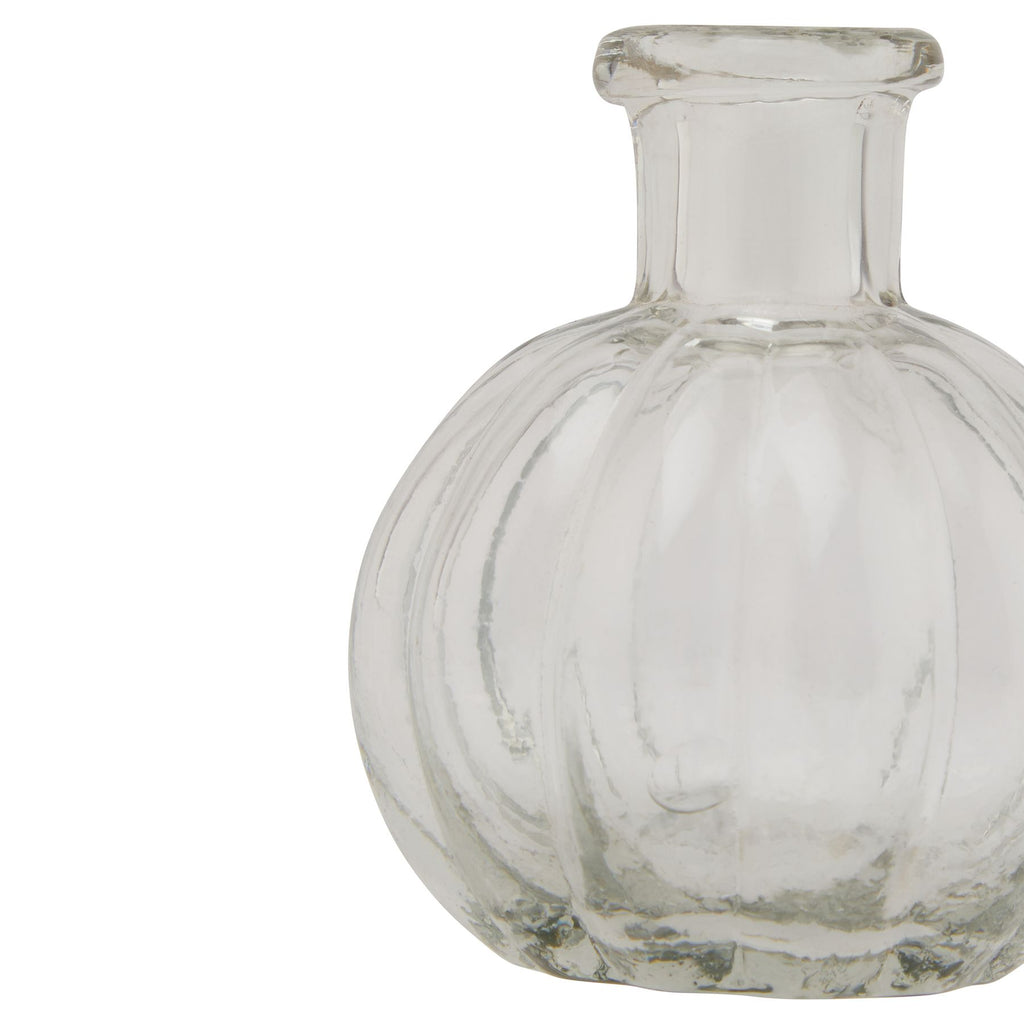 Shades 4 Seasons Clear Ribbed Glass Bud Vase Shades 4 Seasons