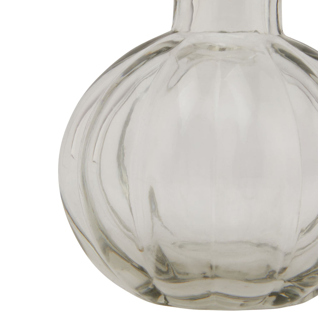 Shades 4 Seasons Clear Ribbed Bud Vase - Single Stem Shades 4 Seasons